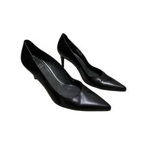 Stuart Weitzman‎ Women's Pointed Toe Slip On Black Pump Heels Size 6